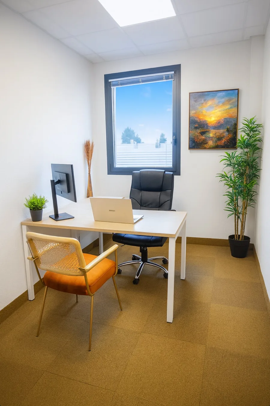 Bureau 11 extension Garosud Montpellier — espace bureau avec table de réunion